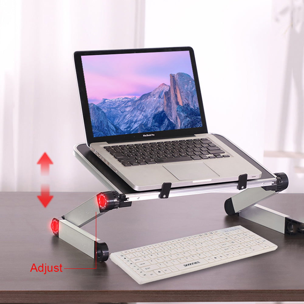 Soporte plegable para portátil, soporte ergonómico para tableta y escritorio
