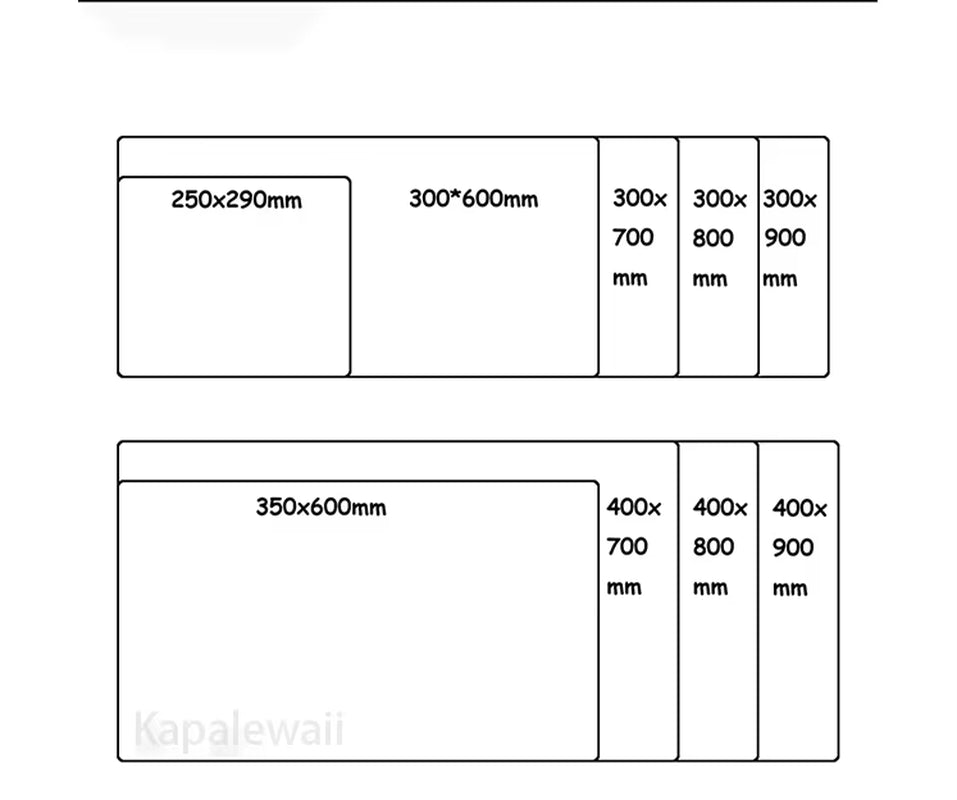 Alfombrilla para mouse de computadores 900X400Mm
