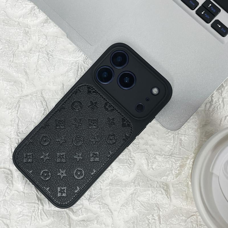 Funda de cuero de lujo para iPhone 17, 16, 15, 14, 13 Pro Max, plus.