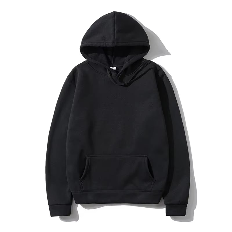Hoodie casual lisa, cerrada unisex