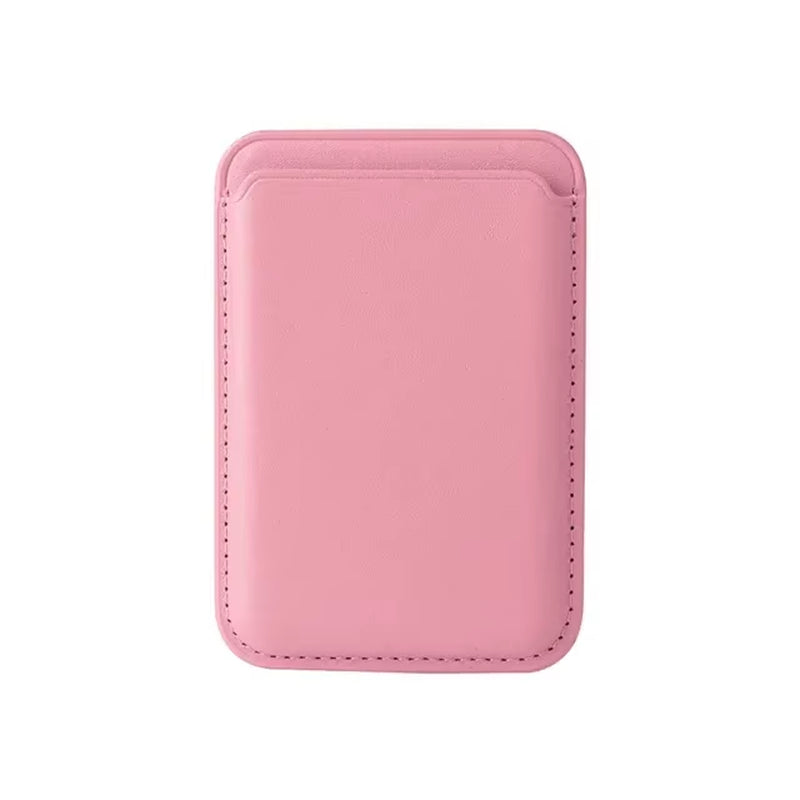 Funda magnética de cuero de lujo con tarjetero Magsafe para iPhone 14 Pro Max 13 12