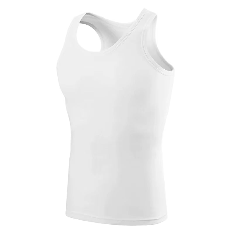 Paquete de playeras de algodón sin mangas para hombre, de corte sencillo, deportivo, informal.