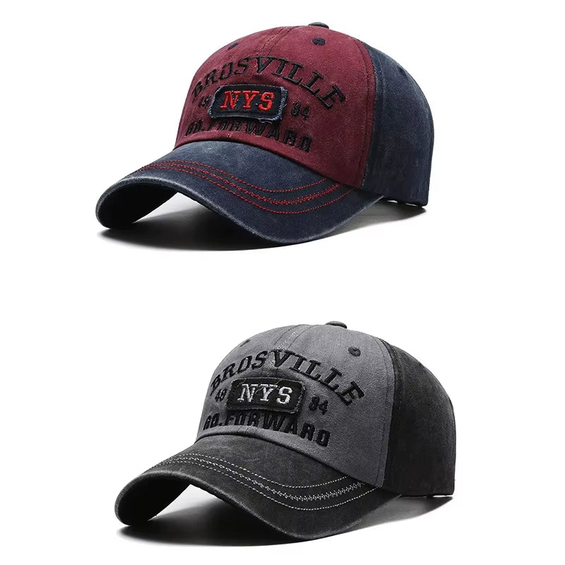 Gorra de béisbol para hombre bordada