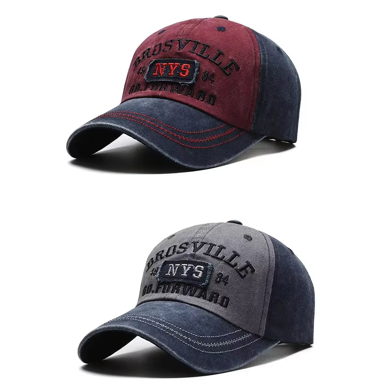 Gorra de béisbol para hombre bordada