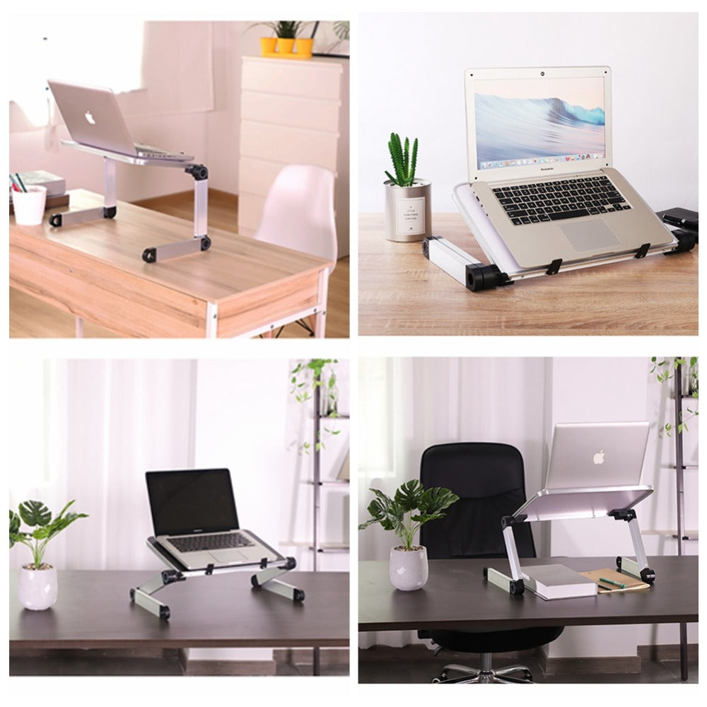 Soporte plegable para portátil, soporte ergonómico para tableta y escritorio