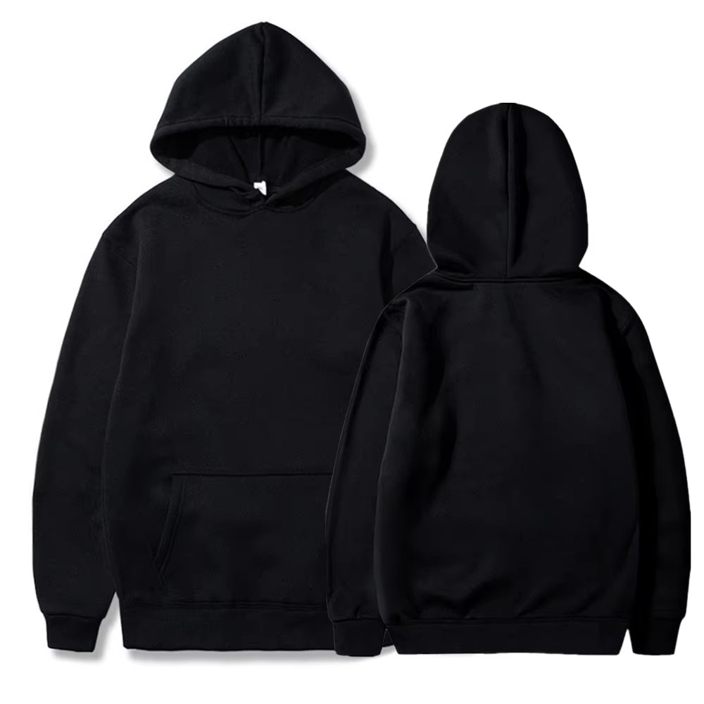 Hoodie casual lisa, cerrada unisex