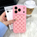 Funda de cuero de lujo para iPhone 17, 16, 15, 14, 13 Pro Max, plus.
