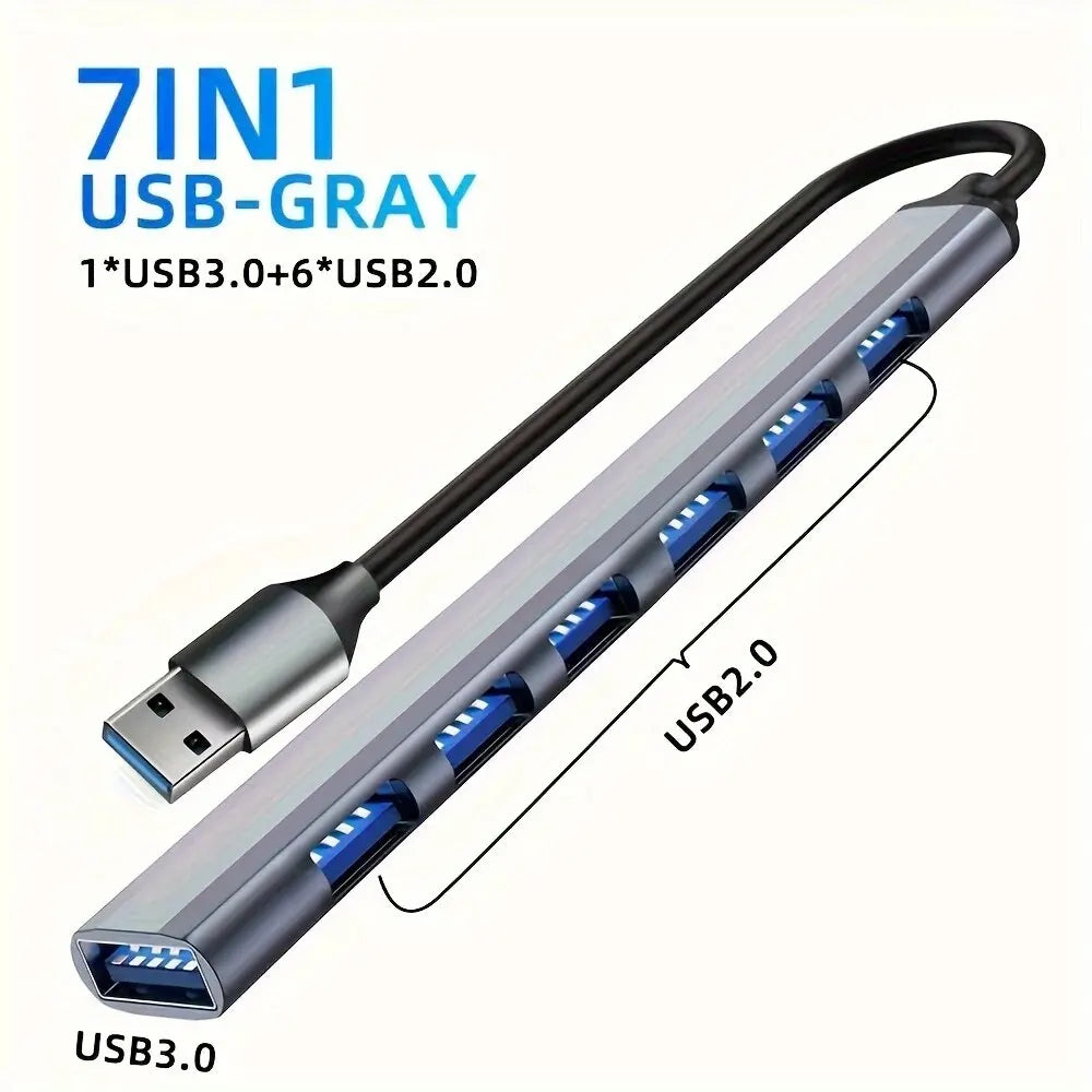 extensor USB 7 en 1