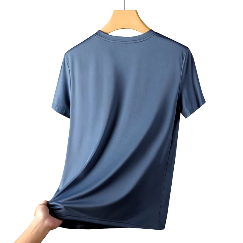 Camisetas de running de secado rápido para hombre, transpirables, suaves y elásticas