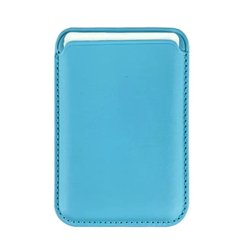 Funda magnética de cuero de lujo con tarjetero Magsafe para iPhone 14 Pro Max 13 12