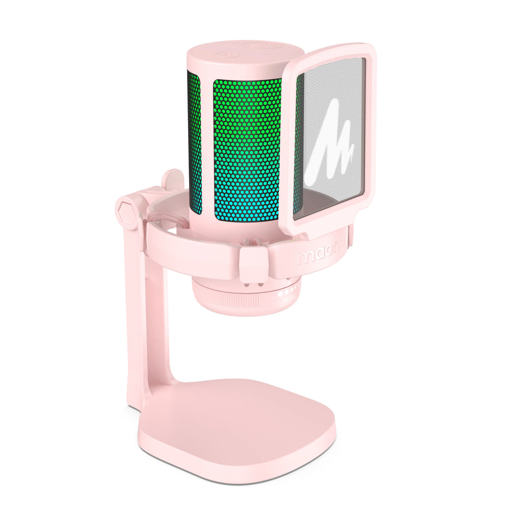 Micrófono para juegos DGM20 con software de reducción de ruido, ganancia de micrófono y silenciador de una tecla.