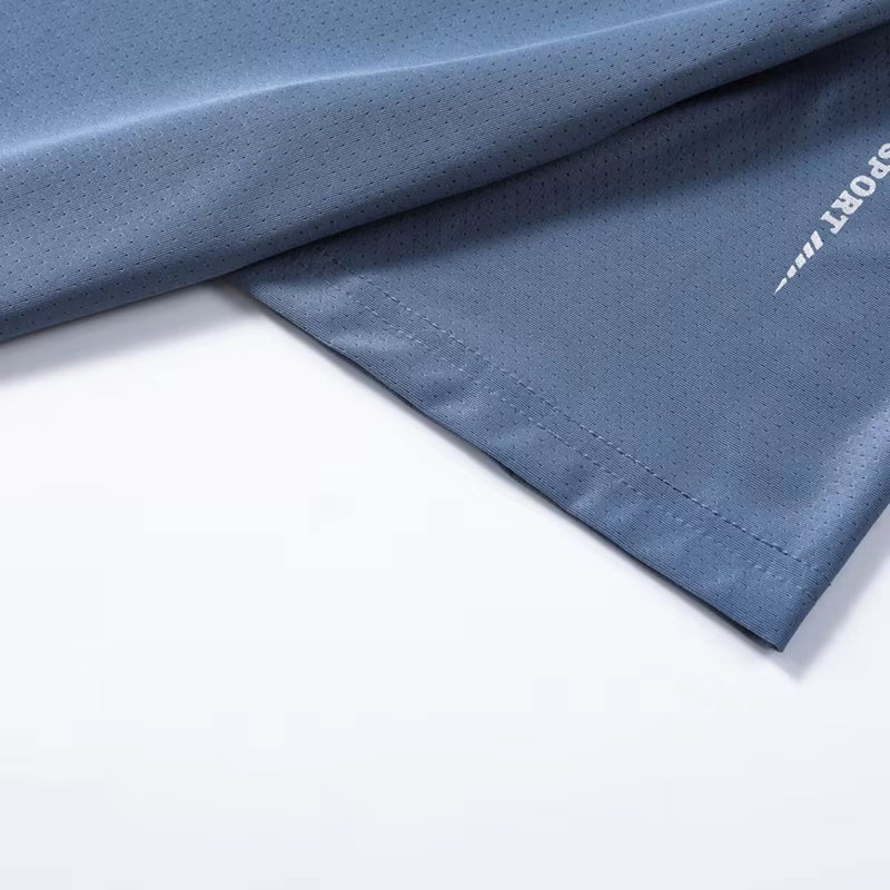Camisetas de running de secado rápido para hombre, transpirables, suaves y elásticas