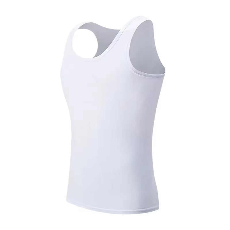 Paquete de playeras de algodón sin mangas para hombre, de corte sencillo, deportivo, informal.